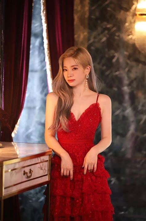 Dahyun In Red Dress ️ Feelspecial Dresses Red Formal Dress Kpop Girls