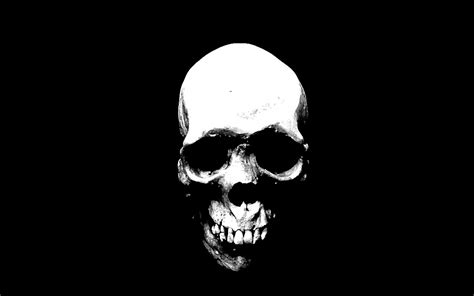 skulls, , Dark, Abstract, Black, White Wallpapers HD / Desktop and