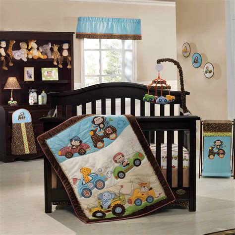 Modern baby boy bedding themes and crib sets for the nursery. Enchanting Baby Boy crib Bedding Applied in Colorful Baby ...