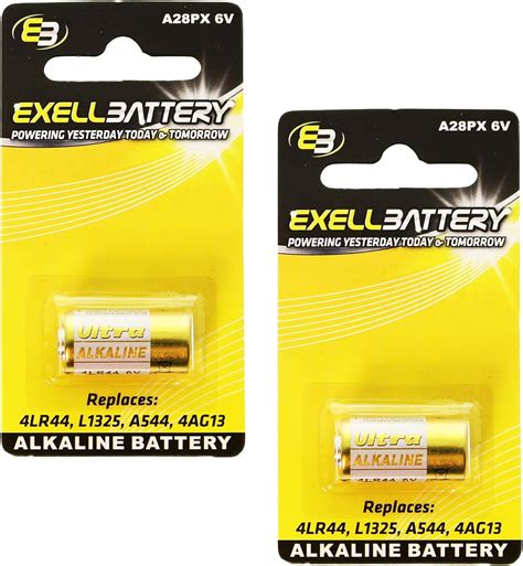 2x Exell A28px Alkaline 6v Battery Replaces Px28a A544