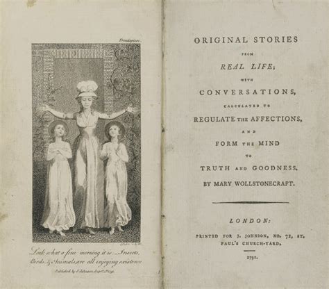 Wollstonecraft Mary 1759 97 Original Stories From Real Life With Conversations Calculated