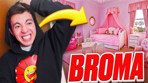 Convertimos El Cuarto De Mi Hermano En Uno De Princesas Broma Realtime Youtube Live View