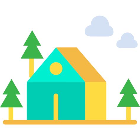 Forest House Free Buildings Icons