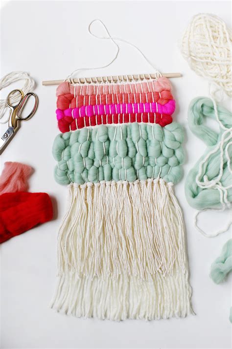 Weaving With Wool Roving A Beautiful Mess