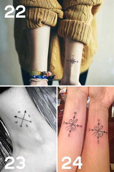 31 Compass Tattoo Ideas For A Travelers Heart Tattooglee Feminine