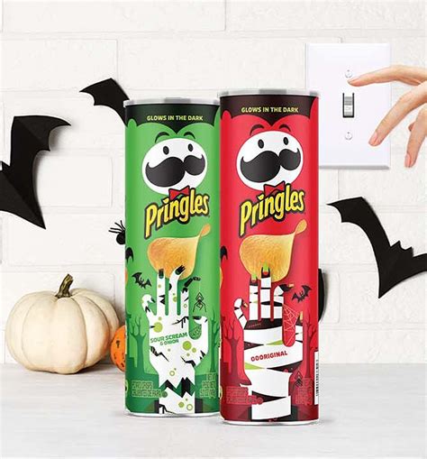 Glow In The Dark Pringles Halloween Cans On Behance