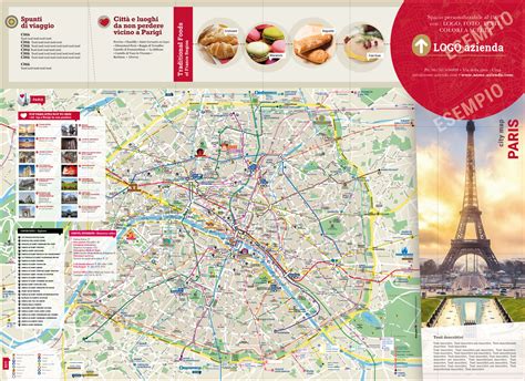 Mappa Di Parigi Cartina Di Parigi Personalizzata