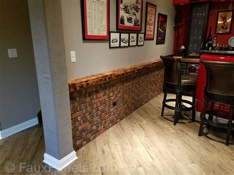 Wainscoting Pictures Designs To Enhance Your Home Décor Brick Wall