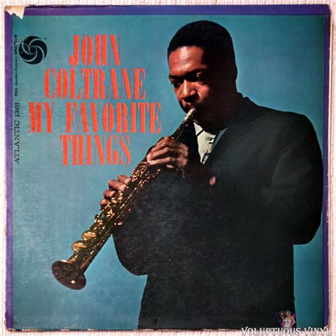 John Coltrane ‎ My Favorite Things 1961 Vinyl Lp Album Mono