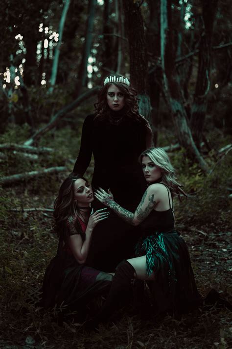 Coven Photoshoot Halloween Photography Gothic Photography Witch Photos
