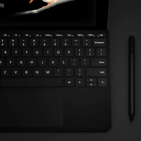 Microsoft Surface Go Type Cover Black Kcm 00001 889842288865 Ebay