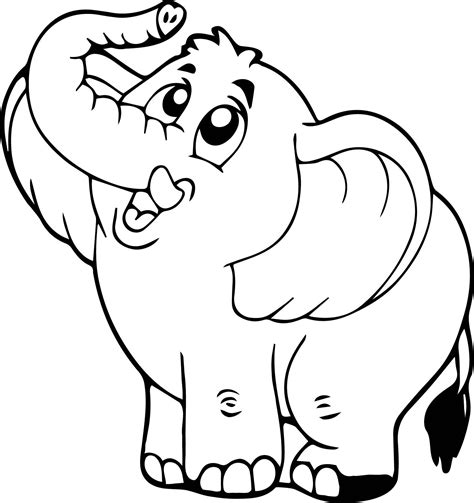 Very Funny Elephant Coloring Page Wecoloringpage Elefantes Para