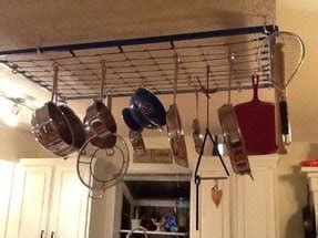It's not as tricky as you might think! Low Ceiling Pot Rack - Foter