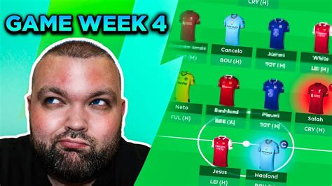 Game Week 4 Premier League Predictions And Fpl Fantasy Tips Ft Livz