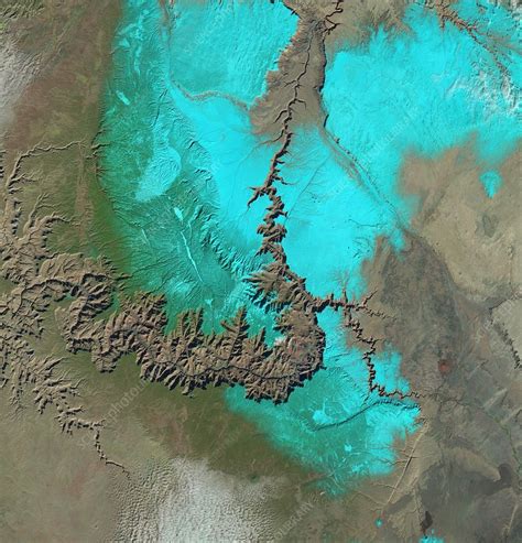 Grand Canyon Usa Satellite Image Stock Image C0211480 Science