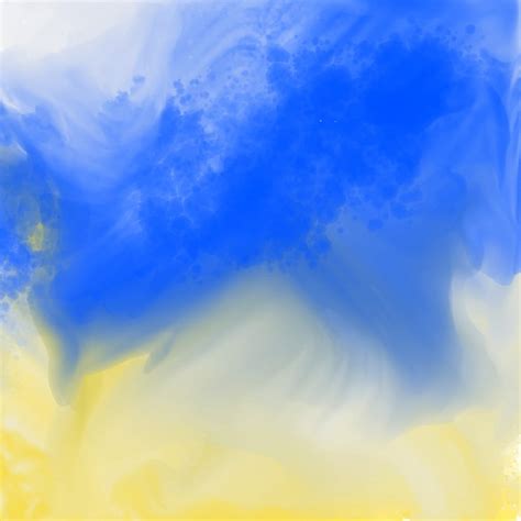 Free Vector Abstract Blue And Yellow Watercolor Texture