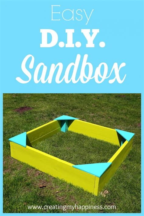 Easy DIY Sandbox