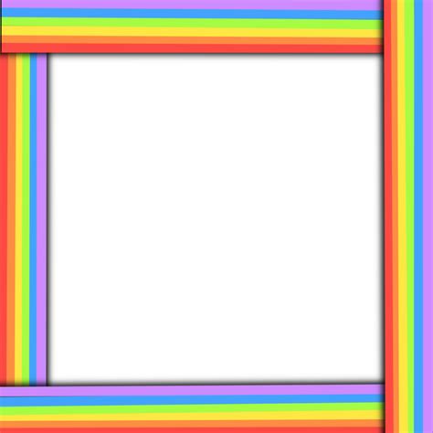 Rainbow Frame Png Rainbow Frame Png Transparent Free