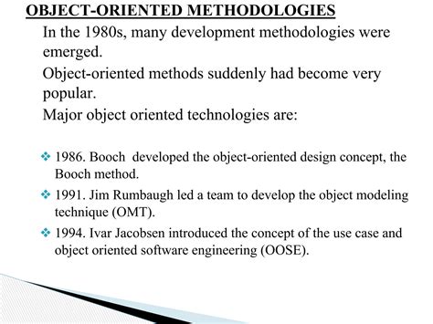 Solution Object Oriented Methodology Patterns Frameworks Studypool