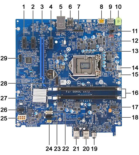 Dell Optiplex 780 Mini Tower Motherboard Diagram