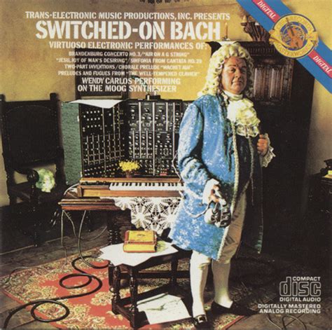 Switched On Bach De Wendy Carlos 1985 Cd Cbs Masterworks Cdandlp