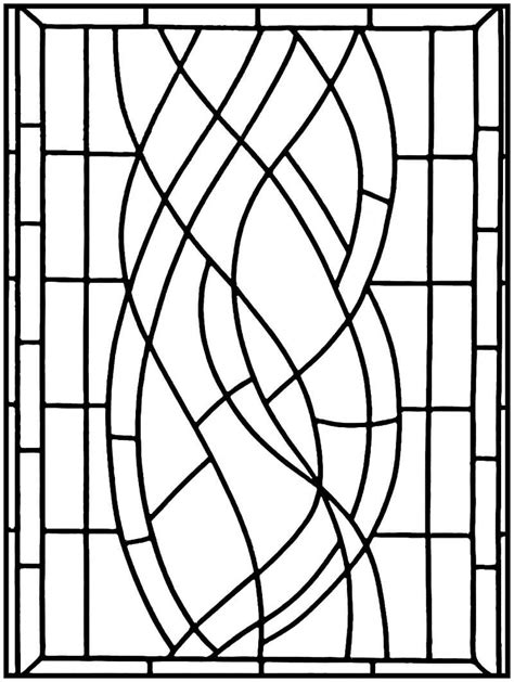 Stained Glass Coloring Page Free Printable Coloring Pages For Kids