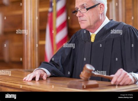 Judge Banging Gavel In Court Hi Res Stock Photography And Images Alamy