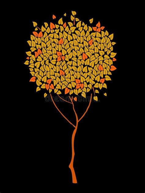 Autumn Tree Stock Vector Illustration Of Background 59430248