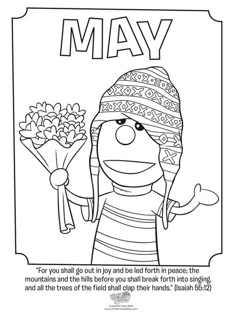 May Coloring Coloring Pages