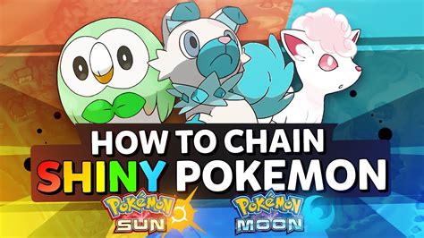 Chaining Shiny Pokemon Pokemon Sun And Moon Quick Guide Youtube