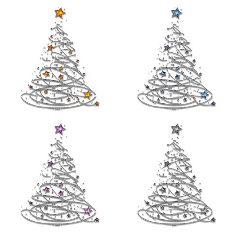 christmas tree stars free image on pixabay