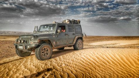 Jeep Wrangler Th In The Sahara Desert