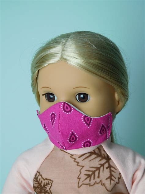 18 Doll Face Mask Face Covering For 18 Inch Dolls Etsy