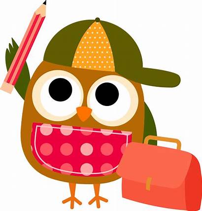 Owl Clip Clipart Smart Reading Writing Clipartion