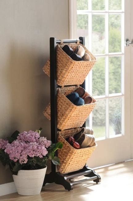 Here's a savvy entryway storage idea that works for any size space: 22 Shoe Storage Ideas Creating Space Saving Interior Design