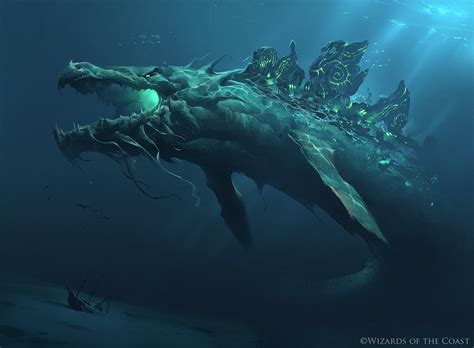 ArtStation - Slinn Voda, the Rising Deep - Magic the Gathering, Greg