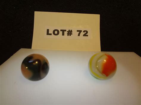 Two Vintage Shooter Marbles