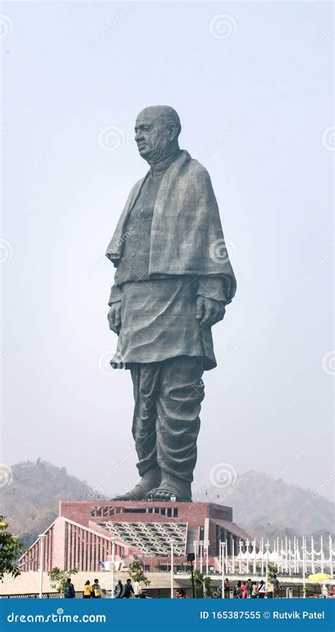 Statue Of Unity Editorial Image Image Of Statue Iron 165387555