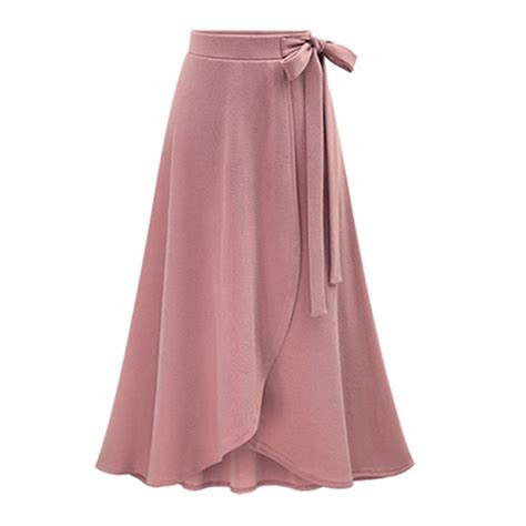 Plus Size 6xl Wrap Maxi Skirt Women Tie Up Waist Ruffles Long Skirts