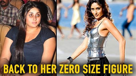 Kareena Kapoor Khan Reply On Back To Her Zero Size Figure Youtube