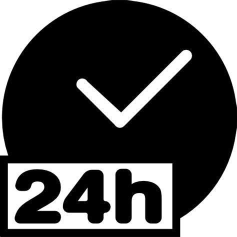 Open 24 Hours Free Icons