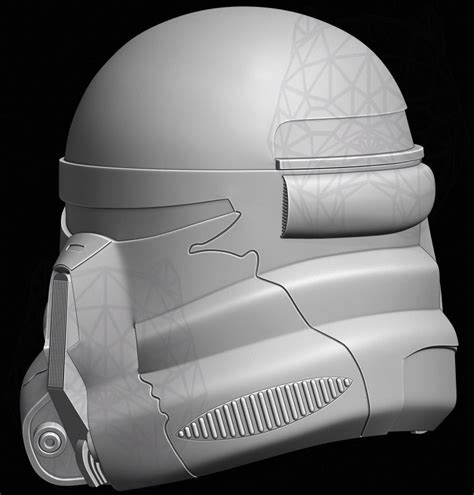 Airborne Helmet From Star Wars 3d Model 3d Printable Cgtrader