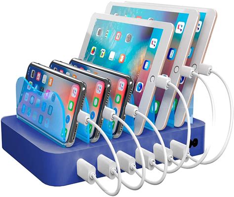 Hercules Tuff Charging Station For Multiple Devices With 6 Usb Fast