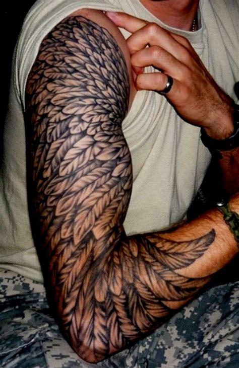 Top Latest Tattoo Designs For Men Arms Feather Tattoos Feather