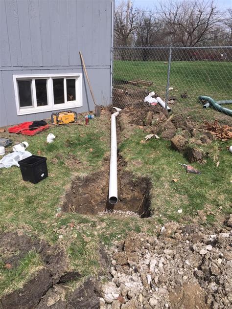 Backyard Sump Pump Drainage Chicago Yard Drainage Systems And French