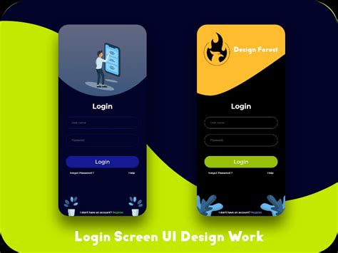 Login Screen Ui Design V1 With Android Source Code By Dvs06 On Dribbble