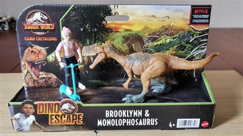 Jurassic World Camp Cretaceous Brooklynn And Monolophosaurus Human Pack
