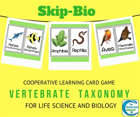 From Fishes To Mammals Skip Bio Is An Engaging Cooperative Learning