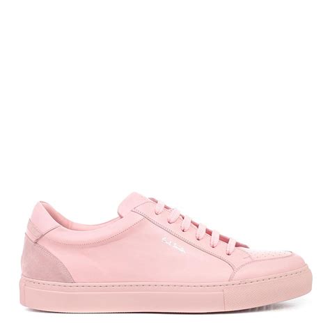 Pink Primo Low Top Leather Sneaker Brandalley