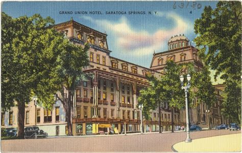 Grand Union Hotel Saratoga Springs N Y Digital Commonwealth